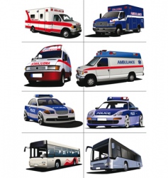 Municipal transport vector image