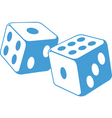 Dice illustration vector image
