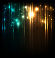 Background with magic lights vector image