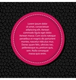 Circle banner background vector image