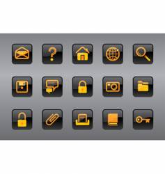 Website and internet icons vector image