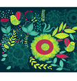 Floral background vector image