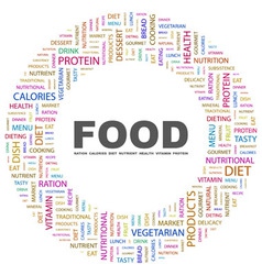 FOOD FOOD vector image