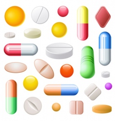 Pills vector image