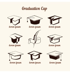 Academic cap Academic cap vector image