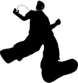 Mp3 man Mp3 man vector image