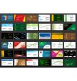 Business card vector image