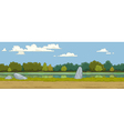 Landscape vector image