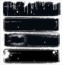 Blank banners vector image