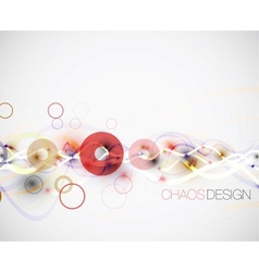 Abstract chaos lines background vector image