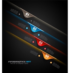 Infographic template vector image