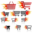 Shopping Cart Sign vector image
