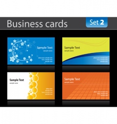 Business cards vector image