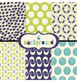 Vintage patterns vector image