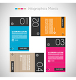 Infographic template vector image