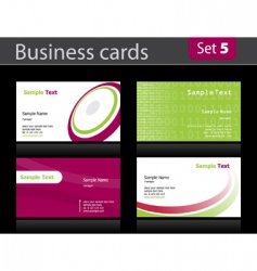 Business cards vector image