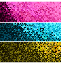 Abstract Light Brilliant Banner vector image