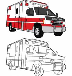 Ambulance vector image