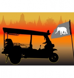 Tuktuk vector image