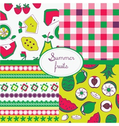 Classic patterns vector image
