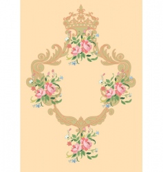 Decorative frame vector image