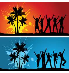 Beach party vector image