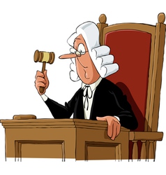 Judge vector image