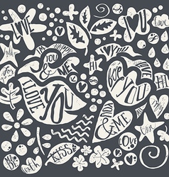 Set of elements and labels for a card Set of elements and labels for a card vector image