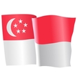Flag of Singapore vector image