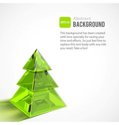 Abstract background with Christmas tree Abstract background with Christmas tree vector image