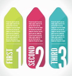 Label Progress background vector image