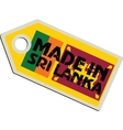 Made in Sri Lanka vector image