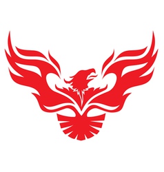 Simple image phoenix vector image