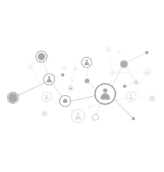 Human connection vector image