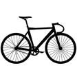 Track bicycle vector image
