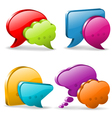 Speech and Thought Bubbles vector image