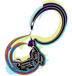 Music instrument vector image