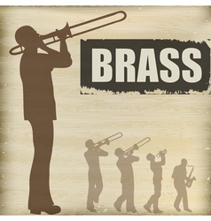 Brass band vector image