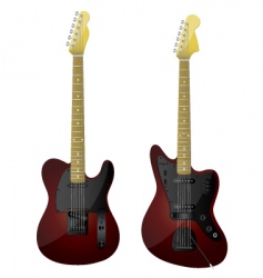 Guitars Guitars vector image