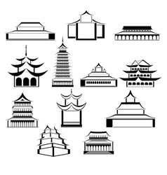 Architecture east Royalty Free Vector Image - VectorStock
