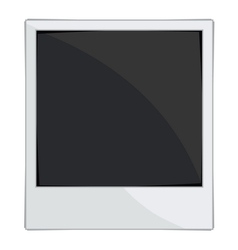 Empty photo frames on white background vector image