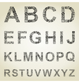 Alphabet business Alphabet business vector image