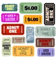 Admin one ticket vector image