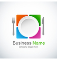 Logo restaurant vector image