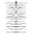 Vintage elements vector image