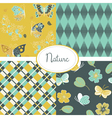 Vintage patterns vector image