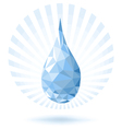 Abstract Water Drop vector image