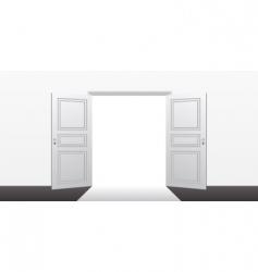 Door vector image