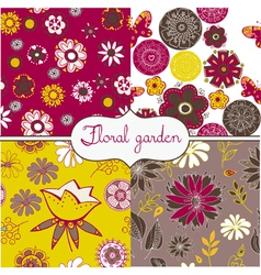 Classic patterns vector image