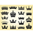 Crown collection vector image